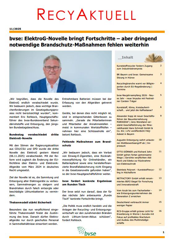 1908 Titel RecyAktuell August