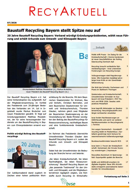 1908 Titel RecyAktuell August
